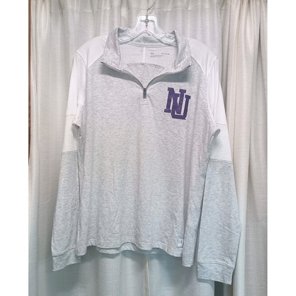 NWT Under Armour Women's Size XL Northwestern Wildcats Game Day 1/4 Zip Pullover - Picture 2 of 7